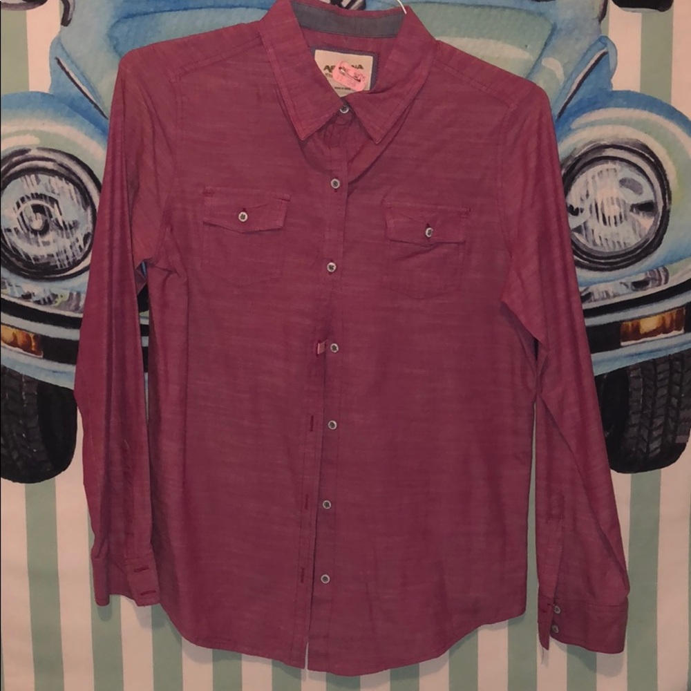 Medium light red long sleeves!